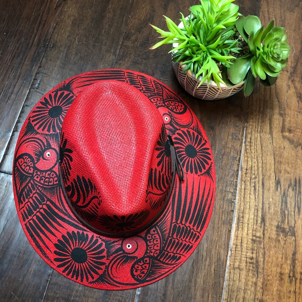 Sombrero Hand painted In Chiapas Mexico